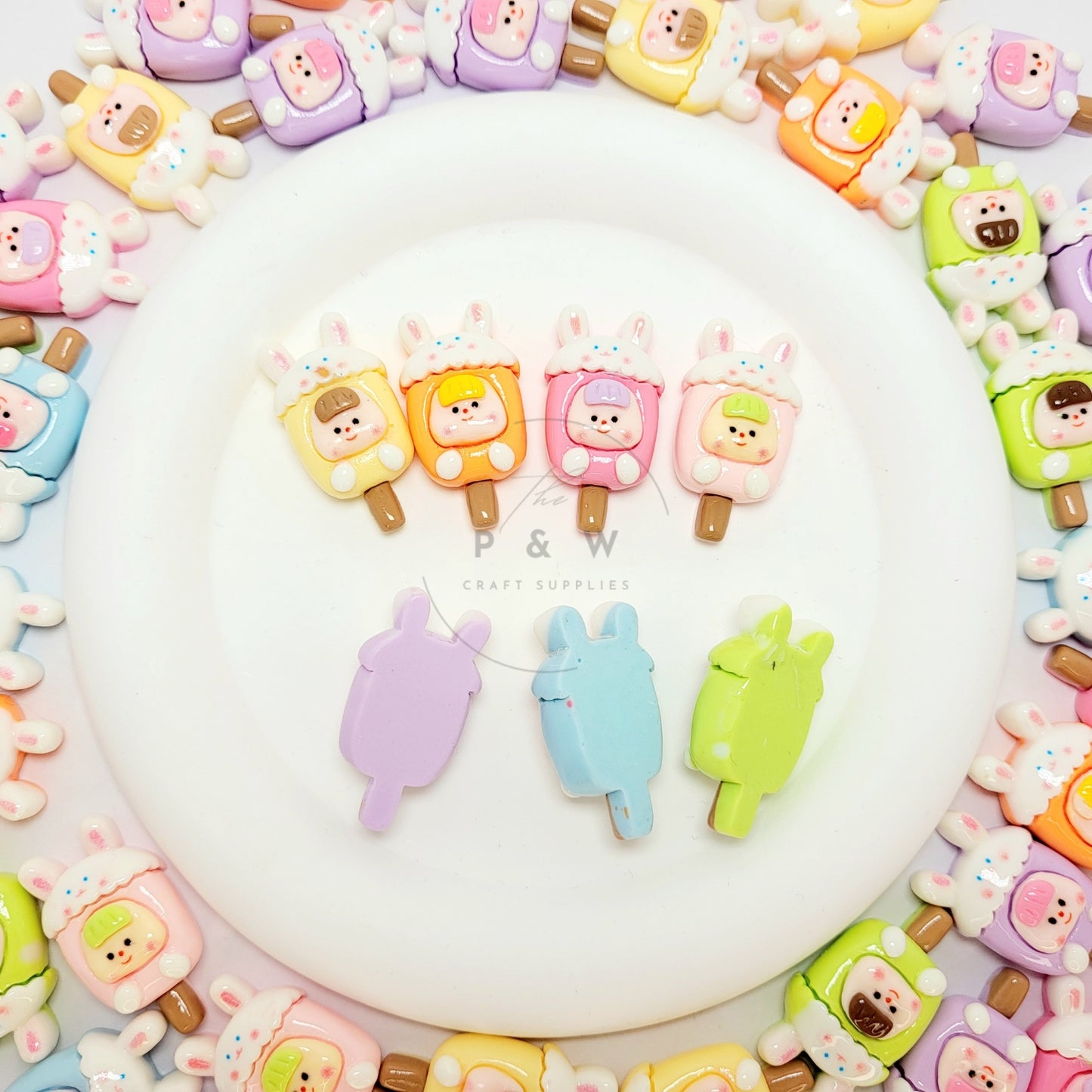 N O98 - Bunny Popsicle Cuties D