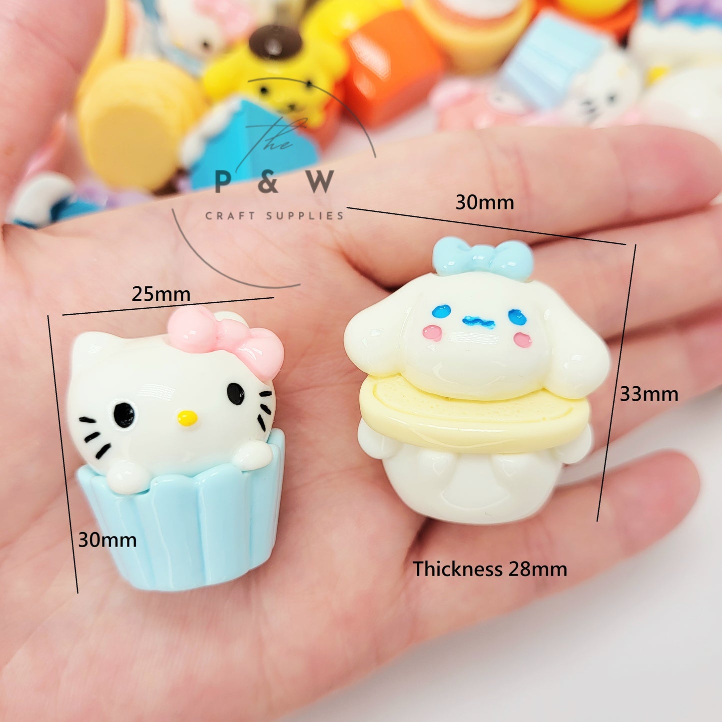 N 120 - 3D Cutie Cup Charms