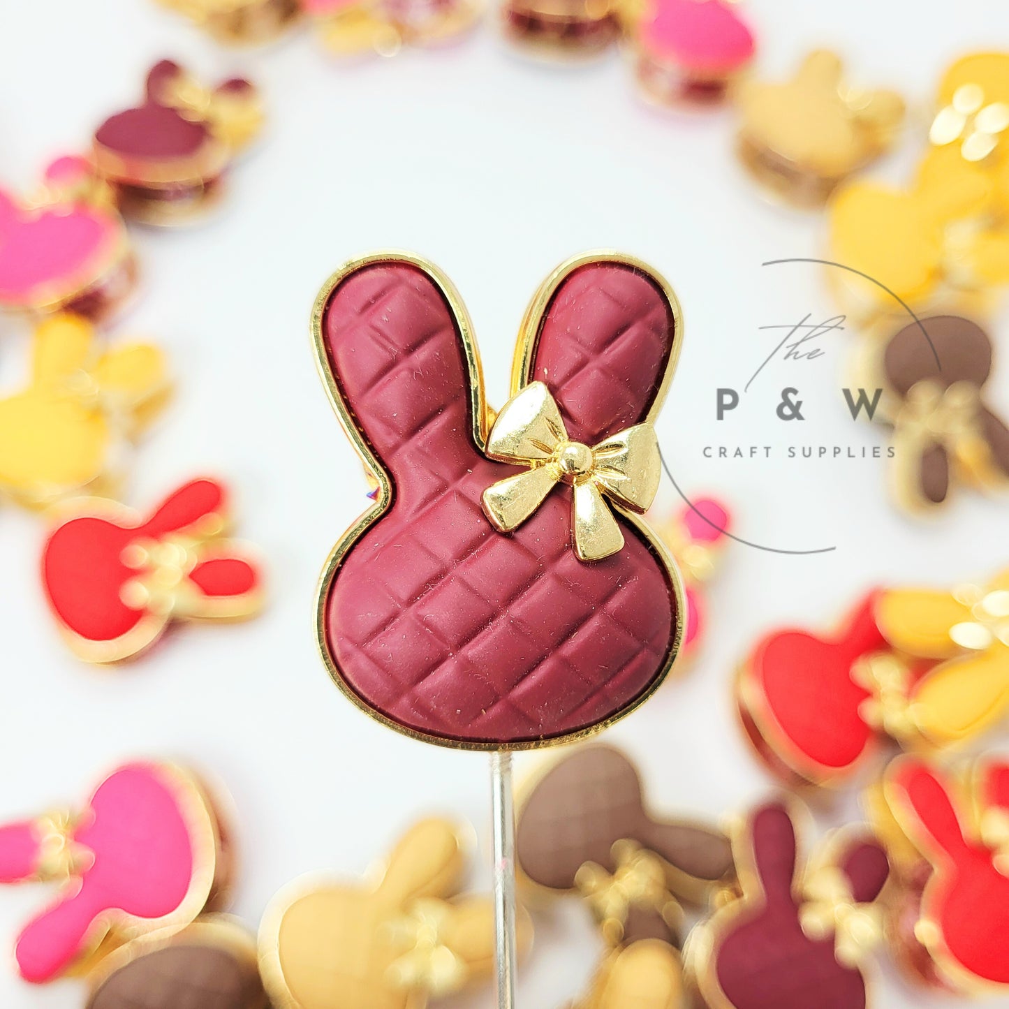 N 635 - Bunny Bow Embellishment Beads