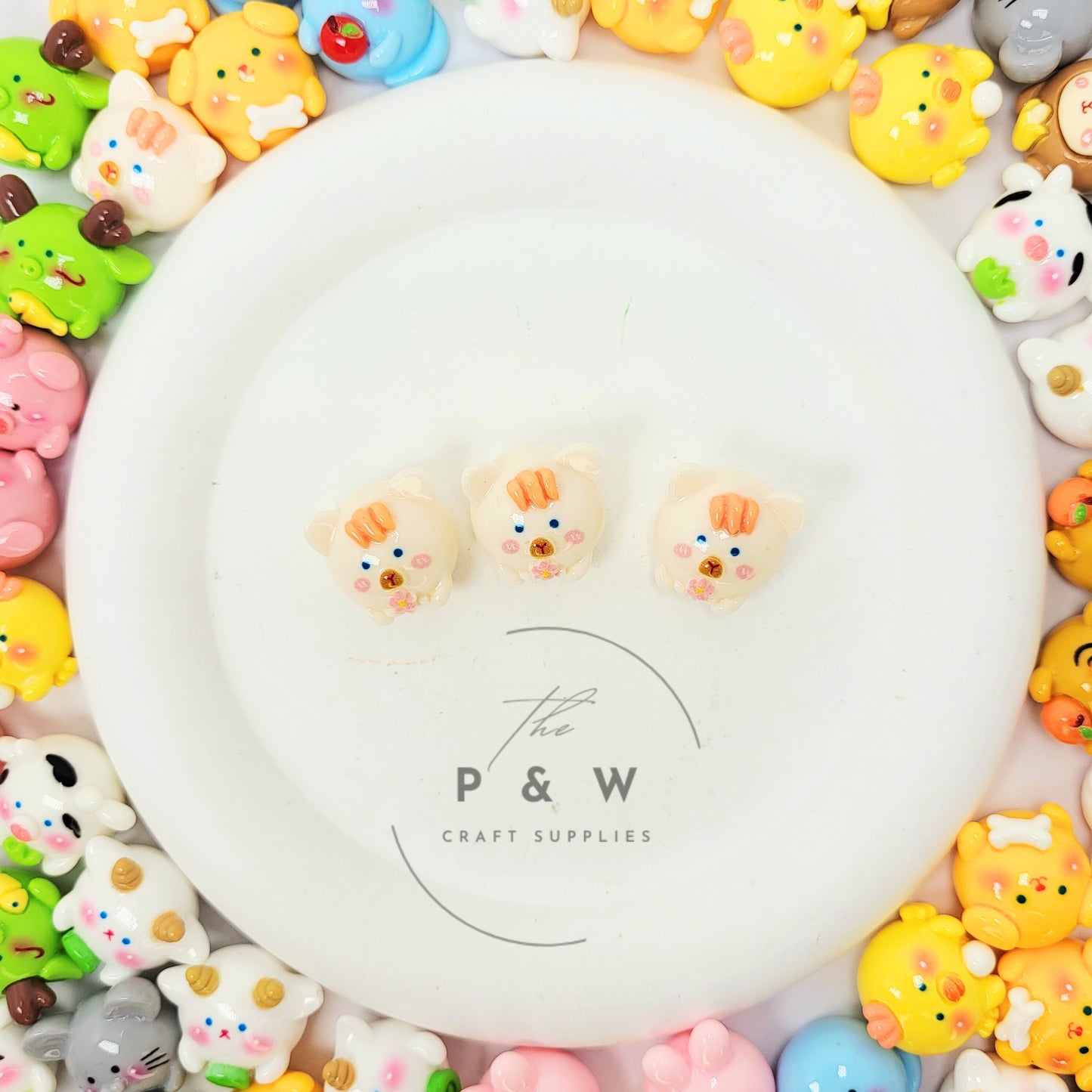 N - L120 - Solid Zodiac Animal Charms